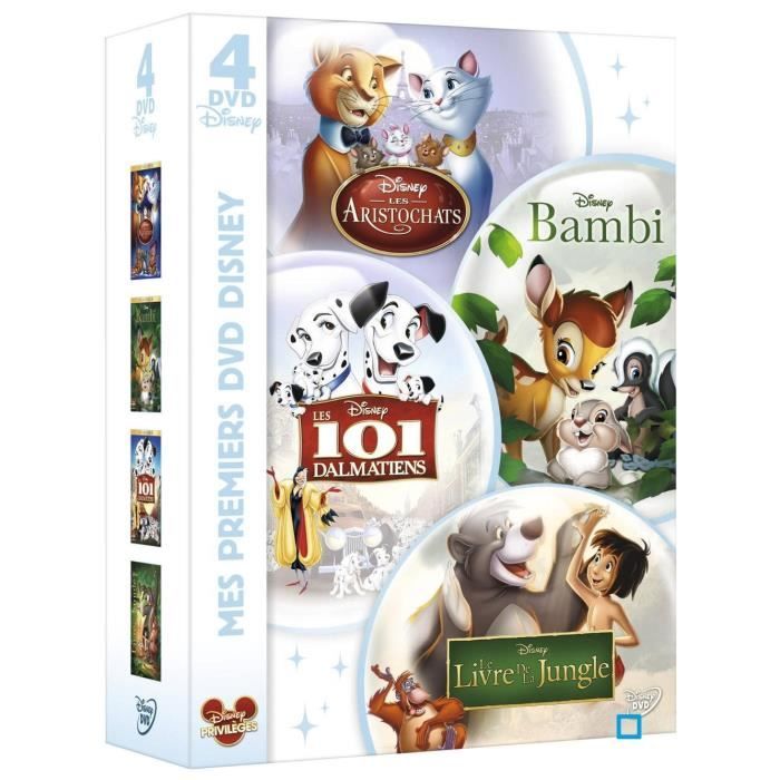 DISNEY CLASSIQUES - DVD Coffret mes premiers dvd Disney : les 101 d -  Cdiscount DVD
