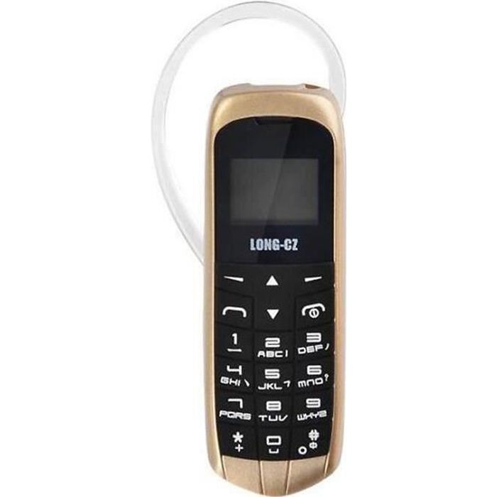 LONG-CZ J8 Mini téléphone avec fonction mains libres