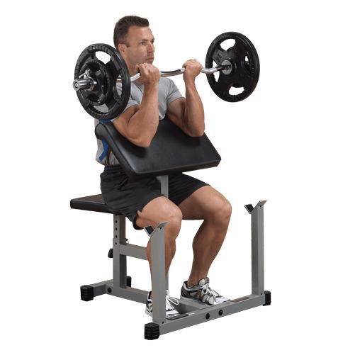 Isolation biceps/triceps Body-Solid - gris/noir - TU