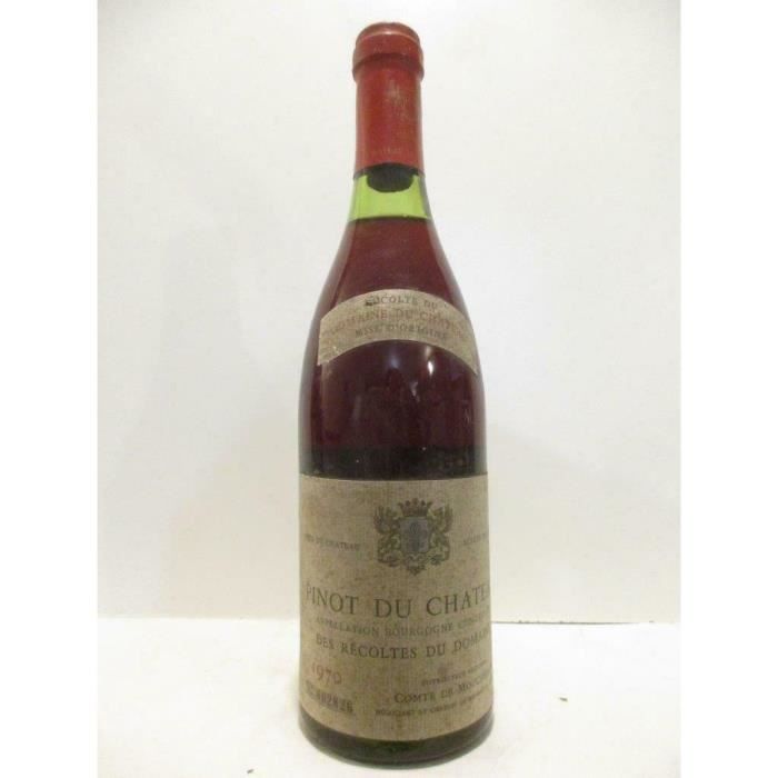 bourgogne domaine du château de meursault pinot du château rouge 1970 - bourgogne