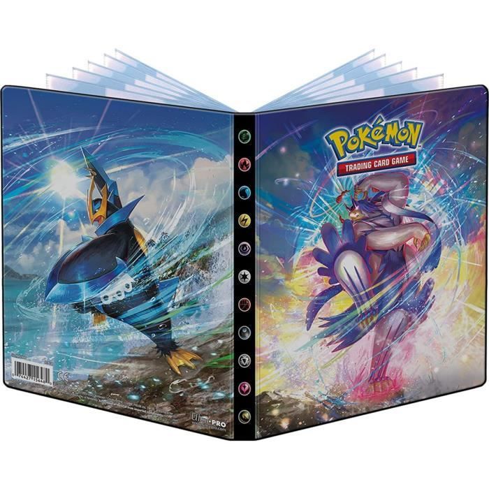 Portfolio A5 Pokemon : Pingoleon Et Shifours Gigamax Mille Poings - Cahier Range Cartes Pokemon - 80 Cartes