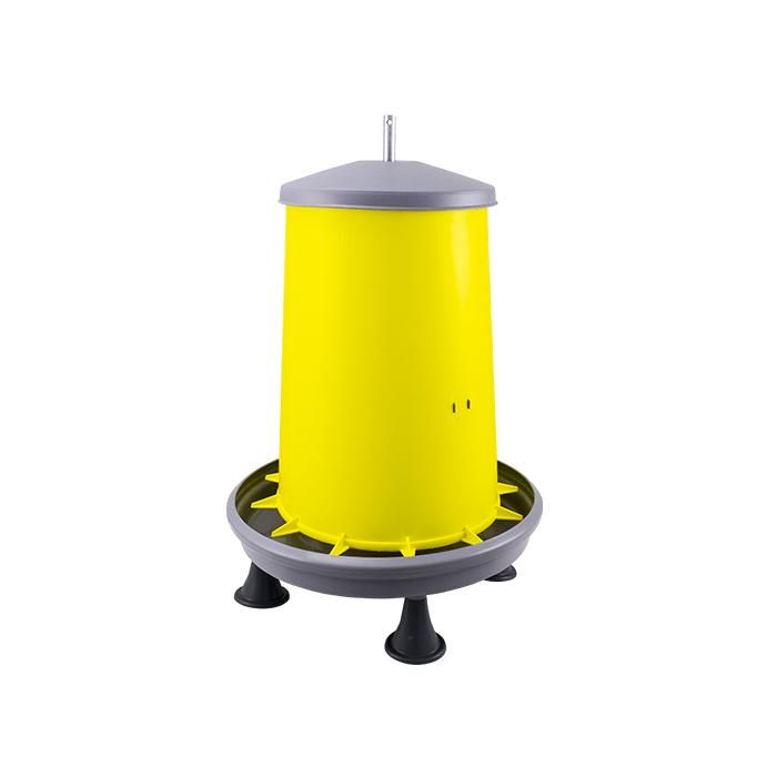 Mangeoire Trémie Avec Couvercle Et Pieds 15kg
