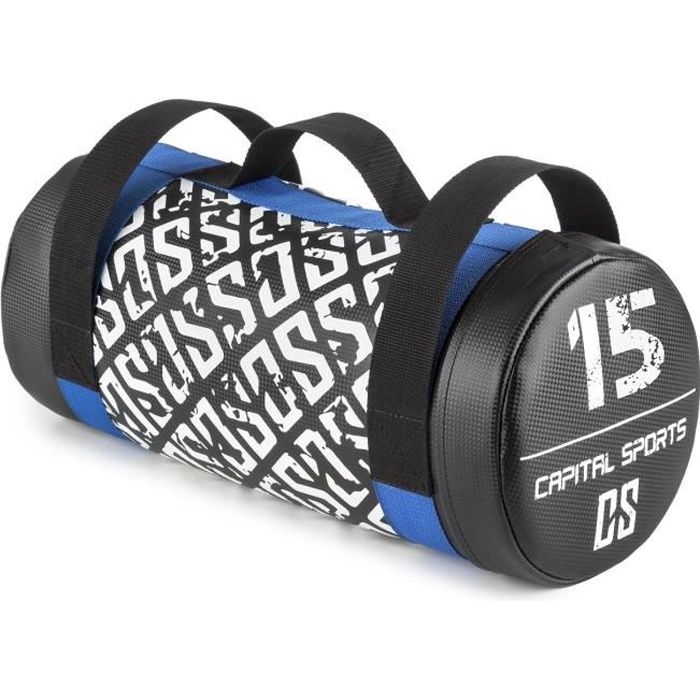 CAPITAL SPORTS Toughbag Power bag Sac de force lesté de sable 15 kg - cuir synthétique