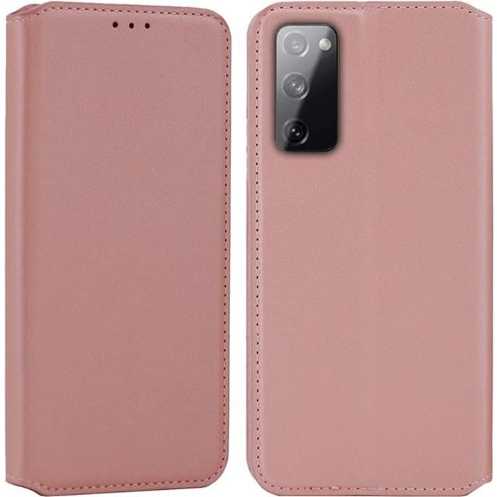 Coque pour Oppo A74 4G,Portefeuille Cuir PU - Rose