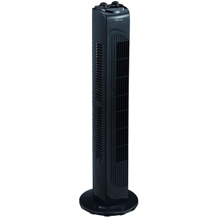 DOMAIR Colonne d'air noire hauteur 80 cm