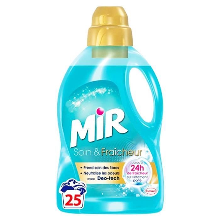 Mir Liquide Soin et Fraîcheur 25 Lavages 1,5L (lot de 3)