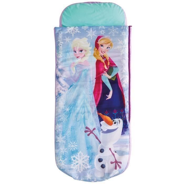 LA REINE DES NEIGES Lit d'Appoint / Sac de couchage enfant avec sac de transport ReadyBed - Worlds Apart