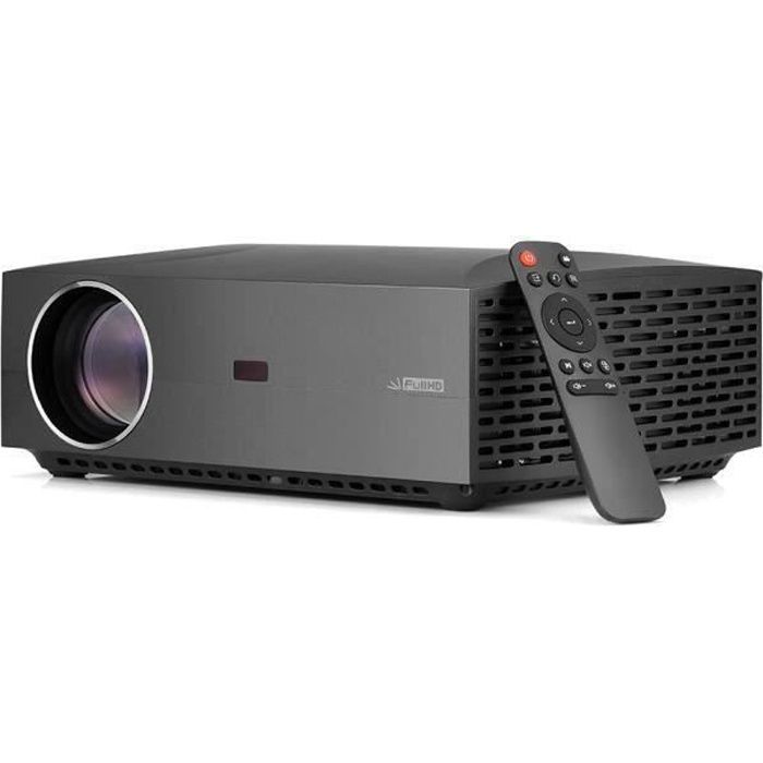 Vidéoprojecteur Full HD 1080P Projecteur Vidéo 4200 Lumens LCD Noir YONIS
