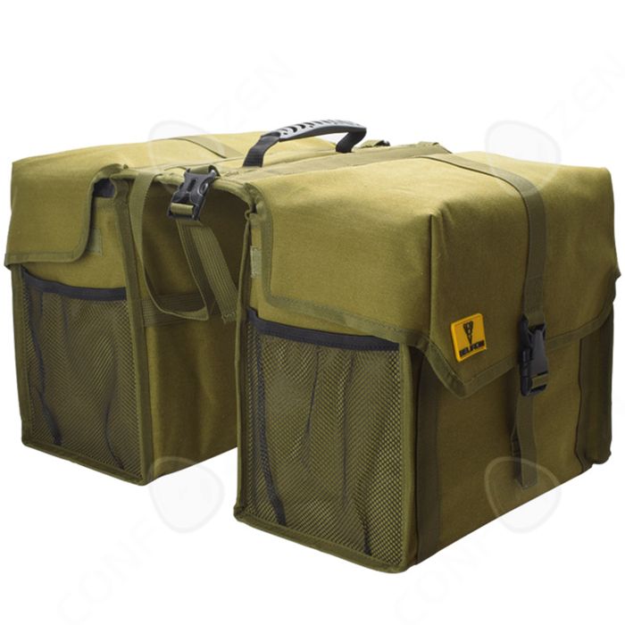 CYCLESPEED - Sacoches de vélo pour porte-bagages - 36 l - Poches arrière étanches - Double sacoche de selle pour vélo, vélo électrique, VTT