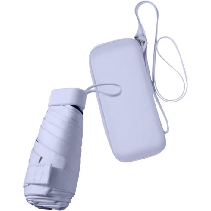 Mini Parapluie Pliable Portable - Couleurs Aléatoires, Léger Et Pratique