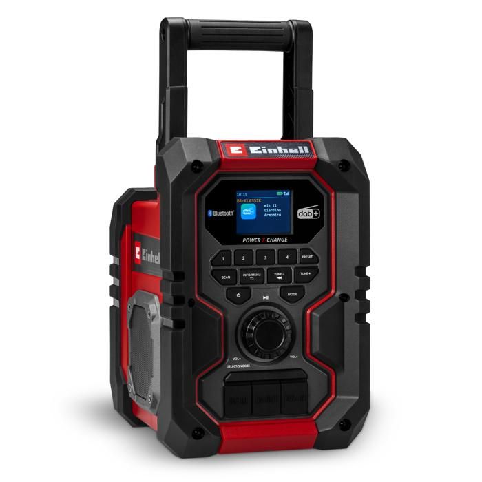 Einhell TE CR 18 Li Radio sans fil DAB+ FM Bluetooth AUX USB - vue 3