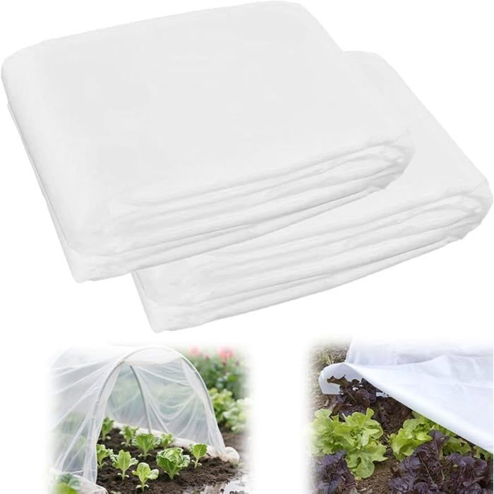 Housse Hivernage Plante 75g/m² 60x80 Cm – Protection Gel Froid Hiver Citronnier Olivier Palmier Extérieur