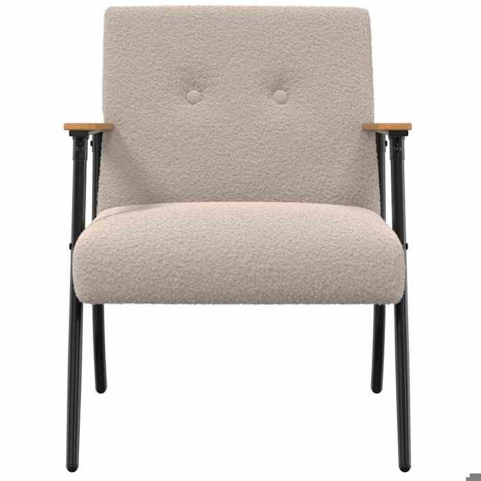 TOP 2026 Chaise Relax - 1 place Fauteuil - Gris clair 59x75x78 cm FF5116