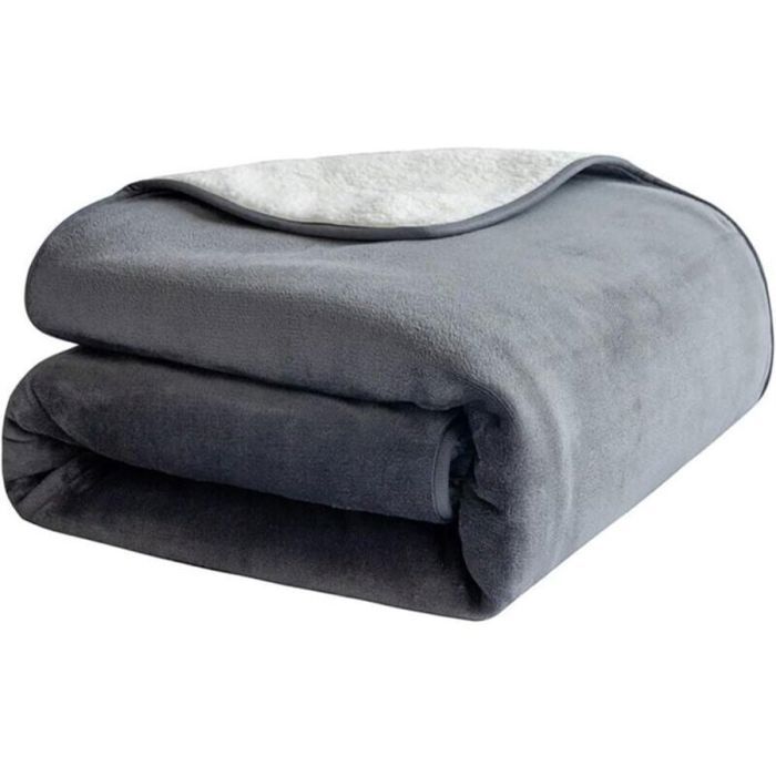 Couverture imperméable pour chien couverture pour animaux de compagnie en flanelle et sherpa à 3 couches housse de protection ré