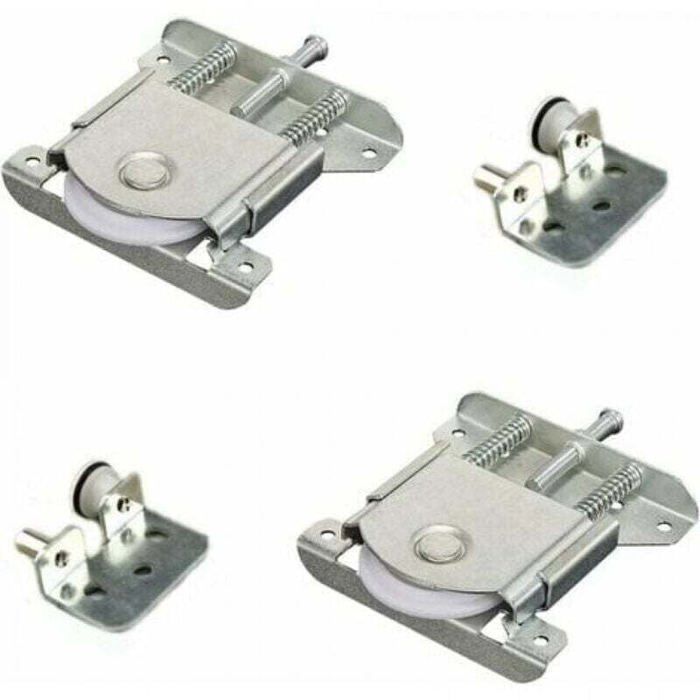 Roulette de porte coulissante - PZCC - PZCC - 2 pièces - Ø43 mm - Hauteur réglable
