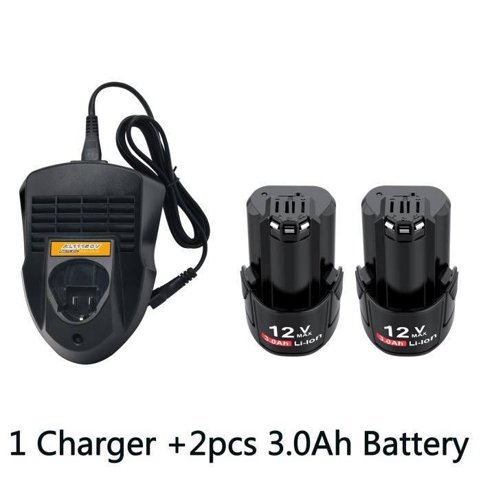 Lot de 3 batteries 7.2V 3000mAh pour BOSCH ABS 72M-2 - Société Française