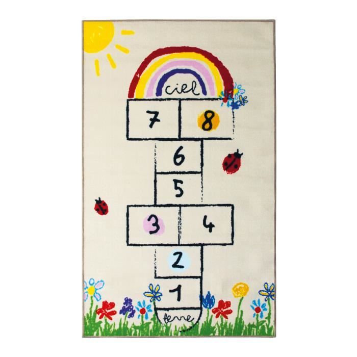 Marelle Tapis Enfant 100 X 160 Cm Polyamide Multicolore Cdiscount Maison