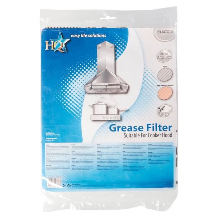Philips universel pour hotte de cuisinière hotte filtre à graisse 114 x 47cm coupé à la taille uk