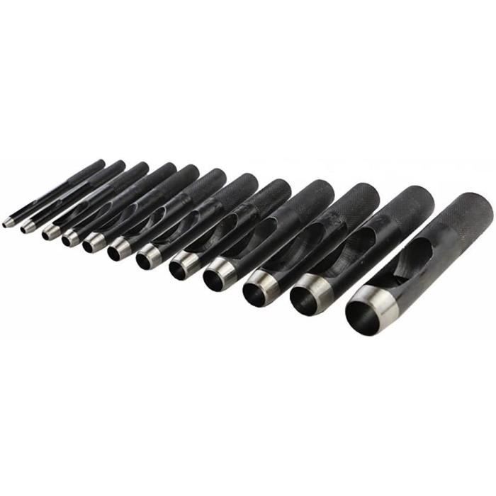 Poinçon Creux Cuir 12 Mm QUARKZMAN – Outil Acier Carbone, Ceintures, Artisanat, Tissu & Plastique Souple