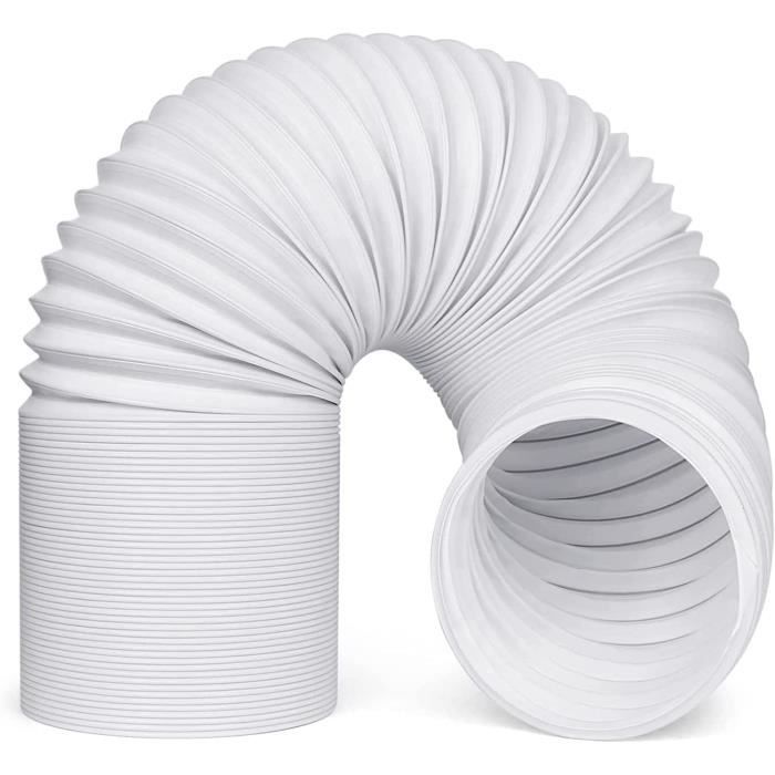 Tuyau Climatiseur Mobile, Tuyau D'évacuation Climatiseur De 5 Pouces De Diametre Et 200cm De Longueur Rallonge Gaine Climatiseur Mobile En Matiere Pp 87520847