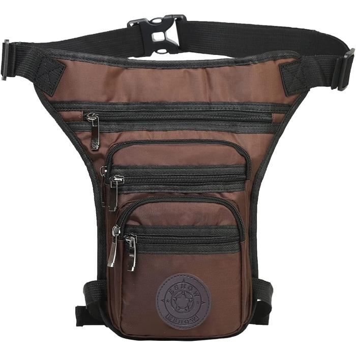 Sac de Jambe Moto Homme, Sacoche de Cuisse, Poche de Banane Femme