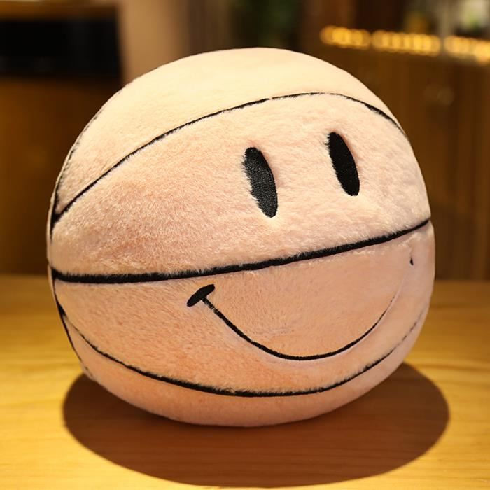 Coussin d'oreiller de ballon de basket-ball pour enfants, jouets en  peluche, beurre en peluche
