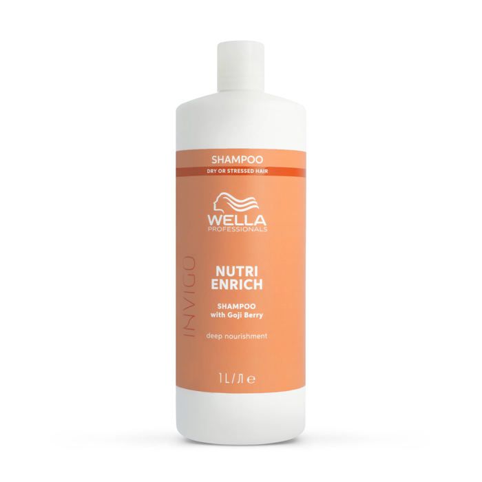 Wella Professionals Invigo Nutri Enrich Shampoing nourrissant pour cheveux secs ou fragilisés 1L