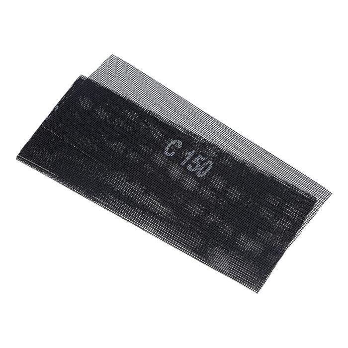 SET 5 FEUILLES ABRASIVES VELCRO GRAIN 150 POUR PONCEUSE 79561T (gr.150