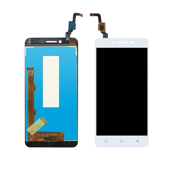 Écran complet pour Lenovo K5 Vibe noir vitre tactile écran LCD