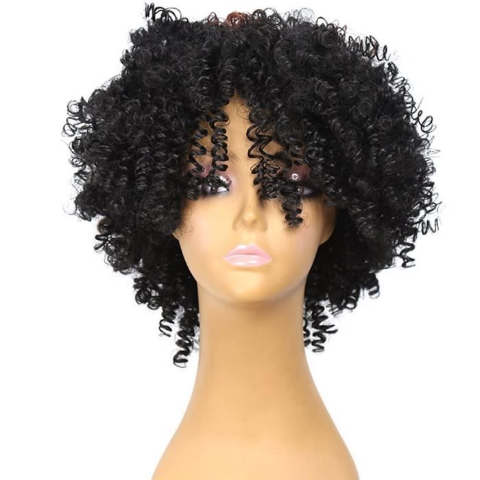 perruques afro cheveux courts