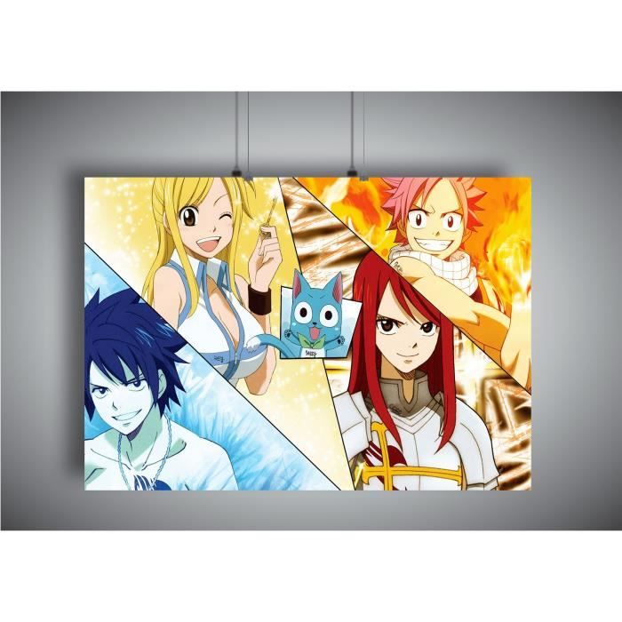 Poster Fairy Tail Natsu Cdiscount