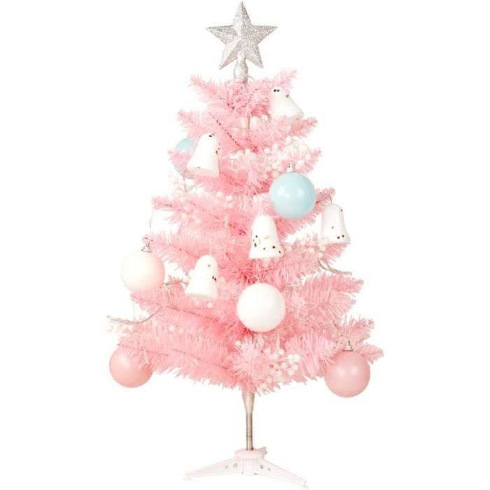 Petit Sapin De Noël Artificiel Vert - 60 Cm - Décorations De Noël
