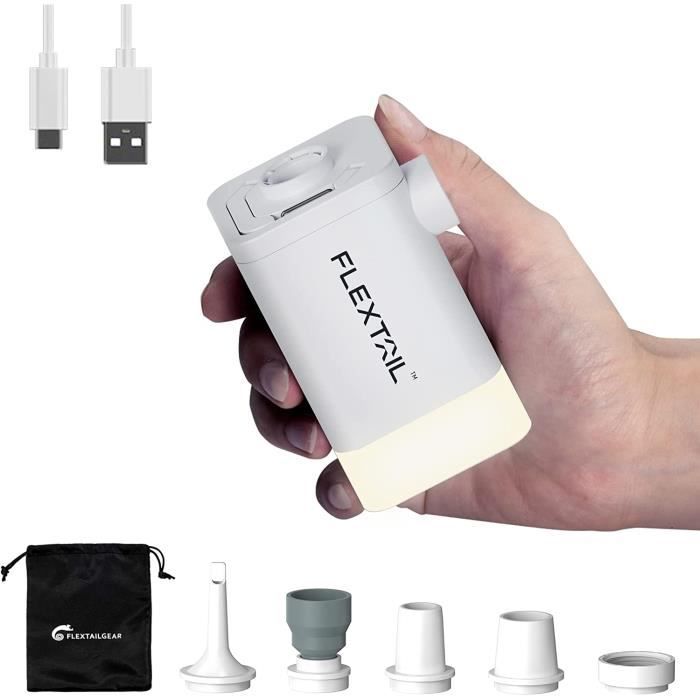 Pompe À Air Électrique Rechargeable, Mini Pompe De Camping Portable