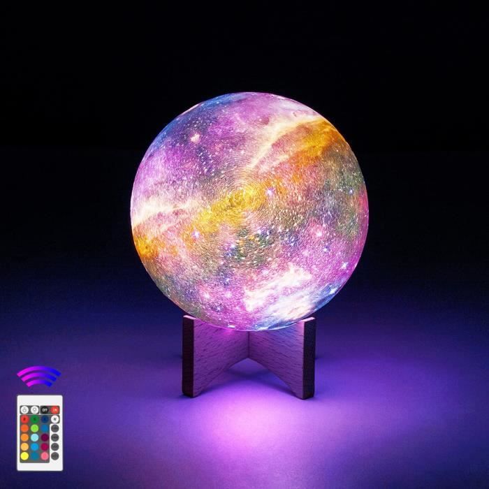 Veilleuse Licorne Veilleuse Enfant Bébé -16 Couleurs Et 4 Modes De Lumière Respiratoire LED