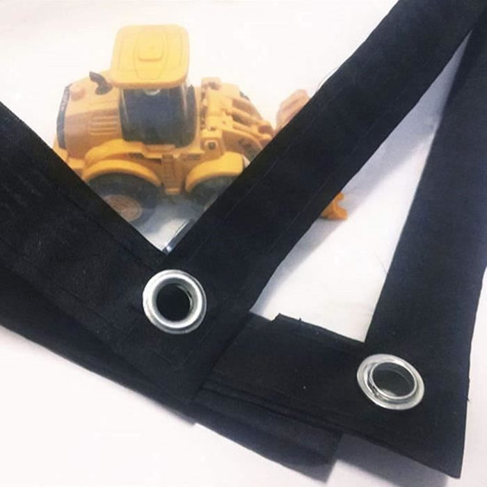 Bache Bassin PROMORE Bâche En Plastique Polyéthylène Noir Très épaisse De 4m X 5m (0 Bache A Bassin