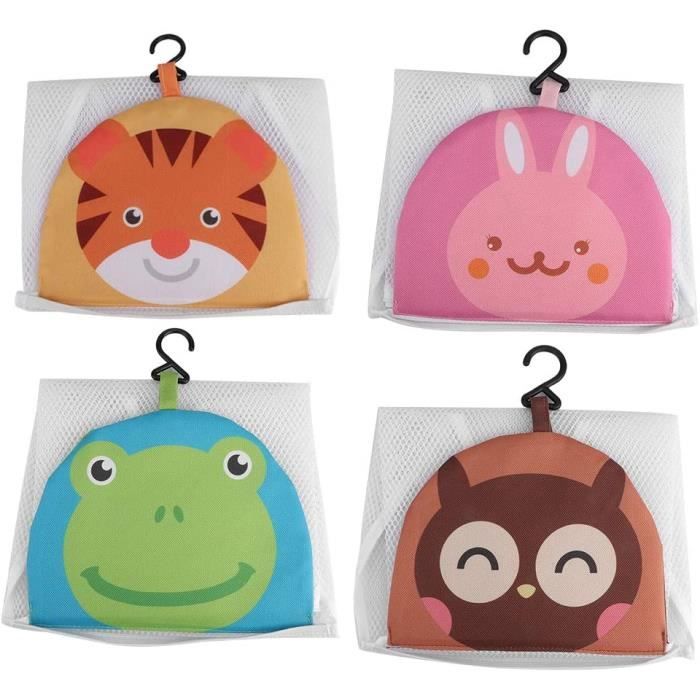 Filet de Rangement Salle de Bain Jouet de Stockage Sac à Jouet du Bain Avec Auto-Adhésifs