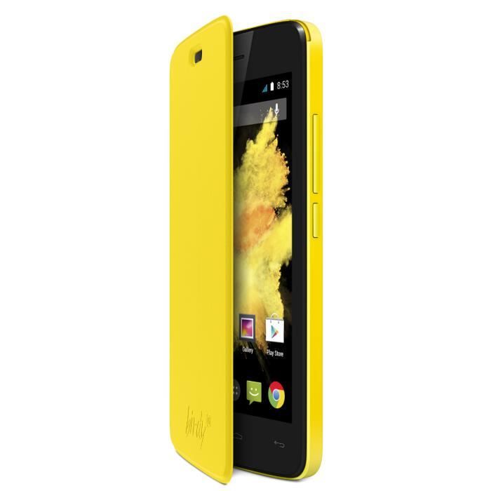 Etui Wiko Birdy 4g Folio Origine Jaune Cdiscount Telephonie Etui Wiko Birdy 4g Folio Origine Jaune Cdiscount Telephonie