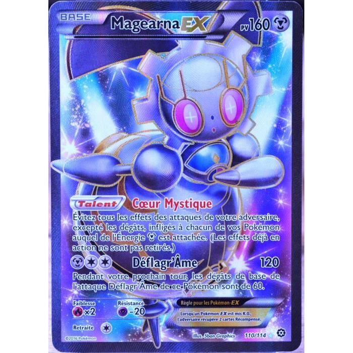 Carte Pokemon 110 114 Magearna Ex 160 Pv Full Art Xy Offensive Vapeur Neuf Fr Cdiscount Jeux Jouets
