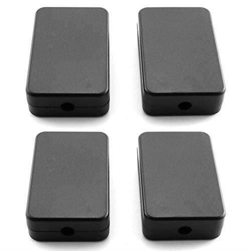 Lot De 3 Boîtiers électriques Plastique 69x42x17.5 Mm – Noir, Pour Jonctions DIY