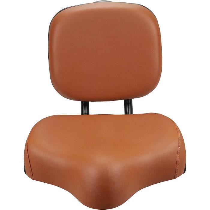 Selle De Vélo Avec Dossier Réglable - Universelle Pour VTT, Tricycle, Vélo De Route - Coussin épais 7,87 Cm - Support 100 Kg