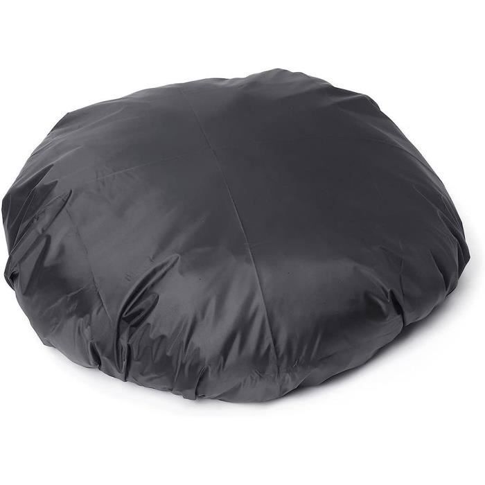 Housse De Protection Pour Brasero Rond 61 Cm - Tissu Oxford Imperméable - Sangle De Serrage - Pour Terrasse, Jardin - 10