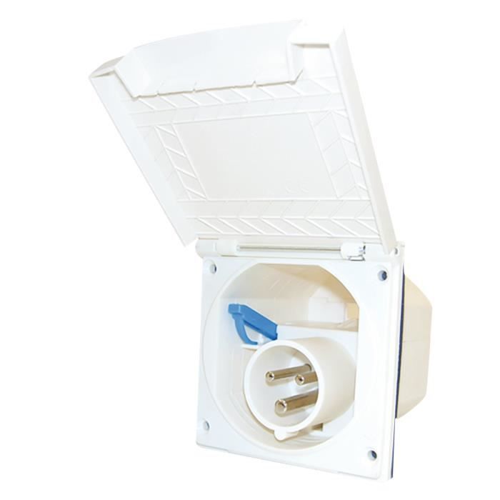 Socle encastrable mâle CEE 17