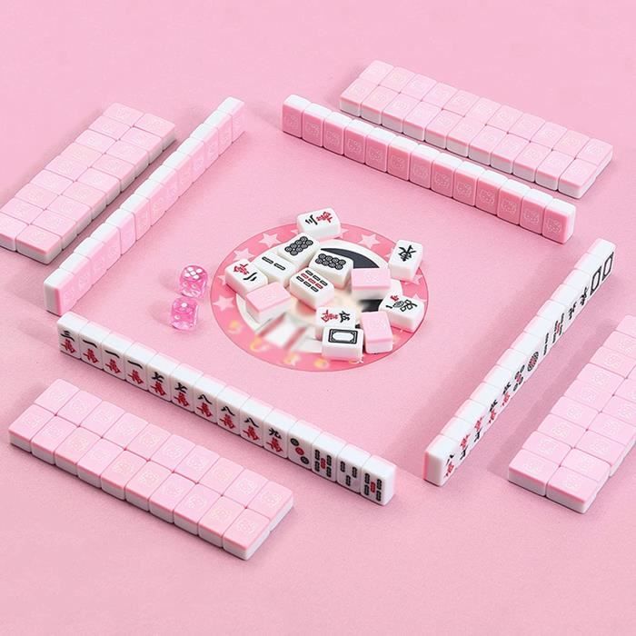 Jeu De Mahjong Automatique - Taille 44 - Ensemble Complet Pour 4 Joueurs (Neuf)