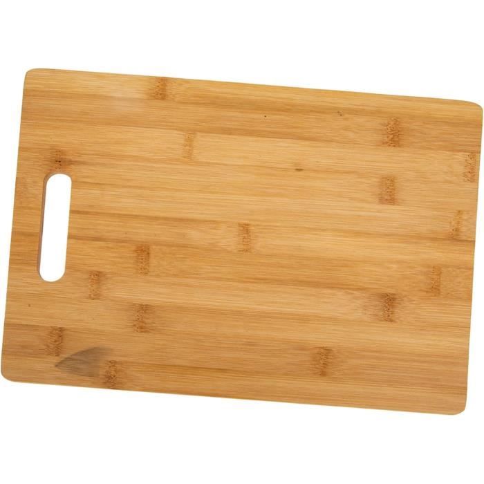 Kesper Lot De 3 Planches à Découper Bambou 22 X 14 X 1,5 Cm - Hygiéniques Et Résistantes