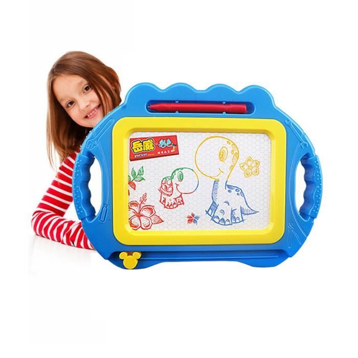 IBOPUXIU Lot De 2 Planches à Dessin Magnétiques Enfant Avec Stylos - Jouets Éducatifs Rouge Et Bleu