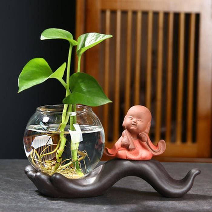 Pot De Fleur Hydroponique En Céramique En Forme De Pieuvre - Décoration De Bureau, Porte-crayons Ou Vase Pour Plantes Grasses