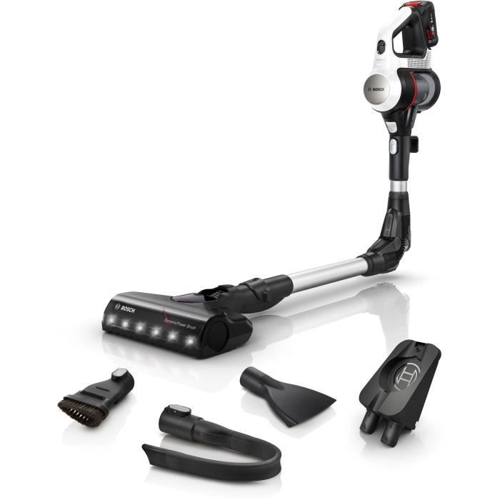 BOSCH BBS711W - Aspirateur Balai Multifonction sans fil Unlimited blanc - batterie Power For All 18 