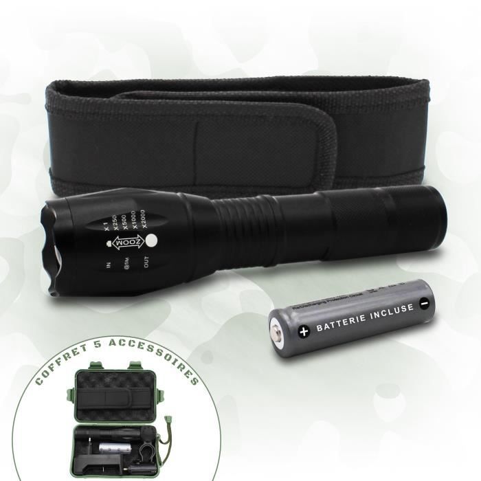 Susier Lampe de Poche de plongée sous-Marine LED étanche puissante Super Lumineuse Professionnelle Lampe de Torche sous-Marine LED