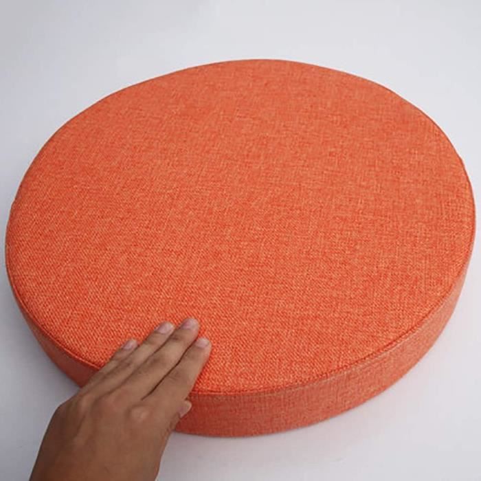 Coussin Siège Rond, Coussin en Coton Lin Tatami, Coussins de Chaise épais Et Moelleux Pour Coussins de Chaise de Bureau au Bureau, Coussins D'intérieur Et D'extérieur,Blanc,45cm(18inch Coussin Siège Rond, Coussin en Coton Lin Tatami, Coussins de Chaise épais Et Moelleux Pour Coussins de Chaise de Bureau au Bureau, Coussins D'intérieur Et D'extérieur,Blanc,45cm(18inch