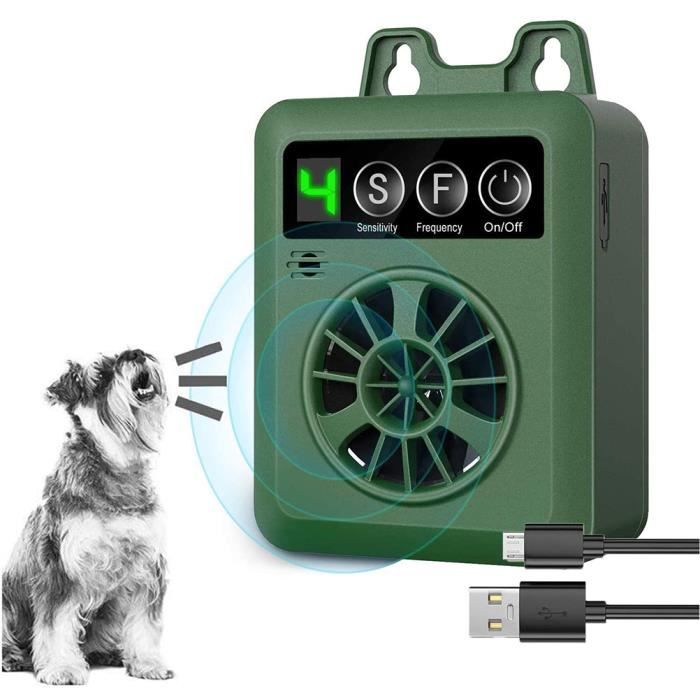 Meilleurs prix pour Duokon dispositif anti-aboiements rechargeable Dispositif anti-aboiements à ultrasons Dispositif animalerie soin Vert
